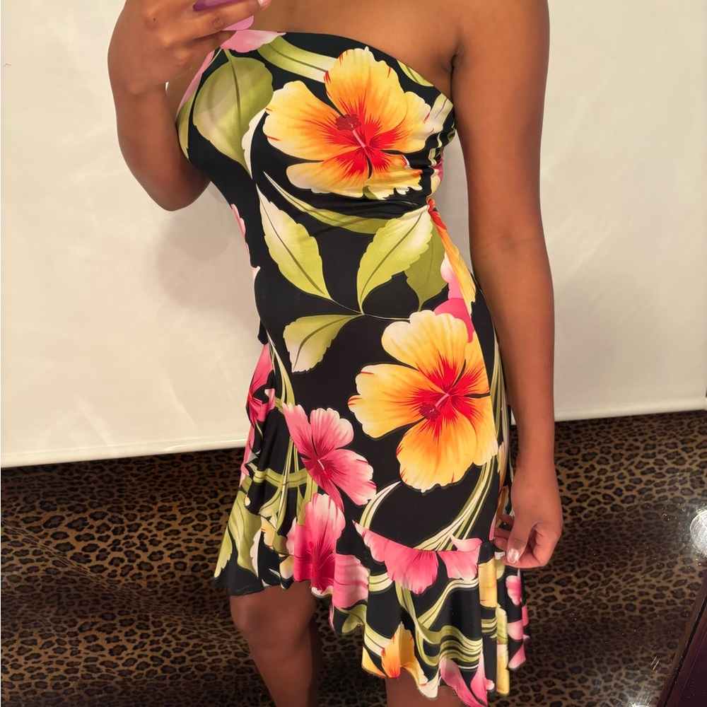 Vintage 2000s strapless dress